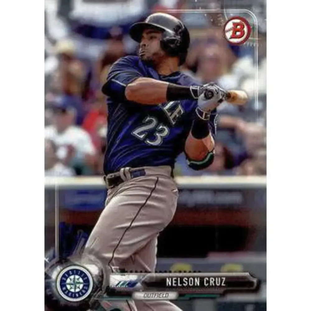 2017 Bowman Nelson Cruz # 59 Seattle Mariners